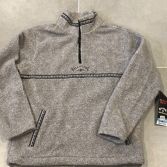 NWT Billabong Boundary Tombstone Fleece Sherpa Adventure Division Men's Medium - Picture 3 of 9